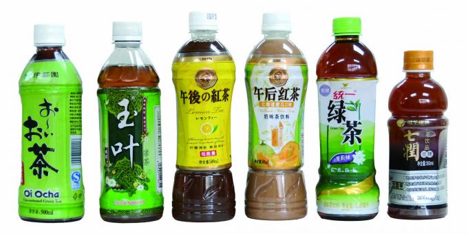 Kétoldalas palack automatikus zsugorodó hüvely címkefelhordó ásványvízhez