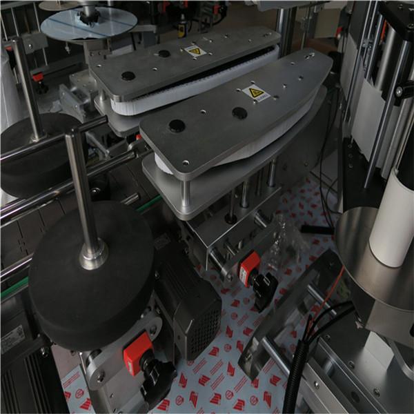 Öntapadó kozmetikai négyzet alakú palack címkéző gép 600 kg súly