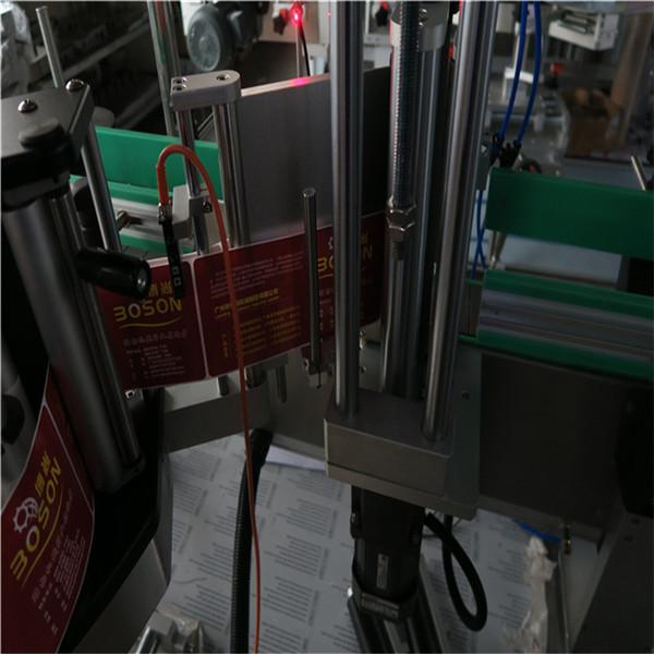 Egyoldali ovális palackcímkéző gép applikátor, öntapadó matrica címkéző gép