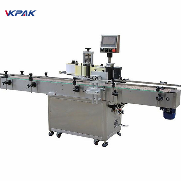 Automatikus olajfüggőleges öntapadó kerek palack címkéző gép