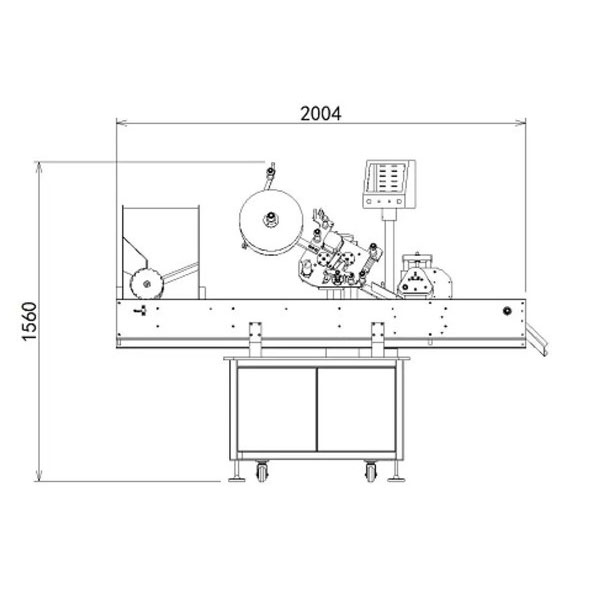 Nagy sebességű, teljesen automatikus injekciós üveg címkéző gép kis üveghez